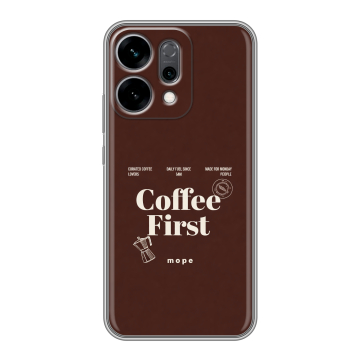 Силиконовый чехол на OPPO Reno14 5G с принтом женский