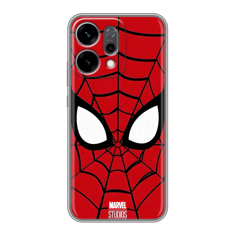 Силиконовый чехол на OPPO Reno14 5G с принтом человек паук spiderman Силиконовый чехол на OPPO Reno14 5G с принтом человек паук spiderman