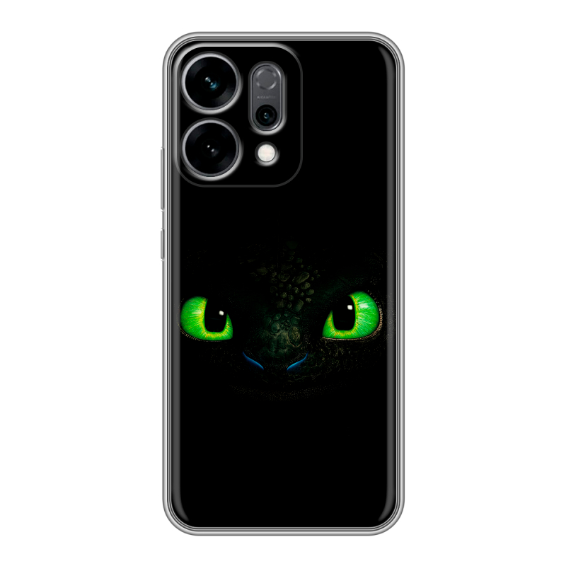 Силиконовый чехол на OPPO Reno14 5G с принтом Как приручить дракона Силиконовый чехол на OPPO Reno14 5G с принтом Как приручить дракона