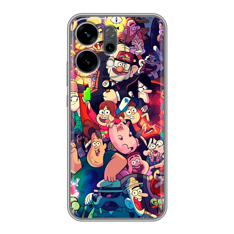 Силиконовый чехол на OPPO Reno14 5G с принтом Gravity Falls Гравити Фолз Силиконовый чехол на OPPO Reno14 5G с принтом Gravity Falls Гравити Фолз