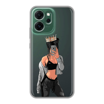 Силиконовый чехол на OPPO Reno14 F с принтом Женские принты Силиконовый чехол на OPPO Reno14 F с принтом Женские принты