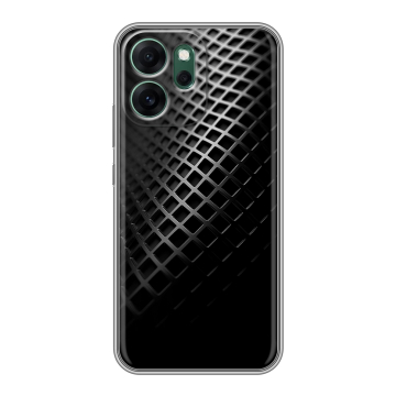 Силиконовый чехол на OPPO Reno14 FS 5G с принтом Текстура металла Силиконовый чехол на OPPO Reno14 FS 5G с принтом Текстура металла