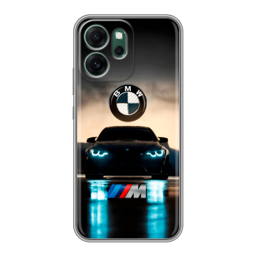 Силиконовый чехол на OPPO Reno14 FS 5G с принтом БМВ BMW