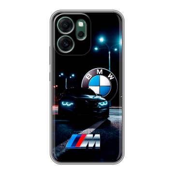 Силиконовый чехол на OPPO Reno14 FS 5G с принтом БМВ BMW