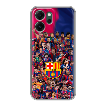Силиконовый чехол на OPPO Reno14 FS 5G с принтом Барселона Barcelona Силиконовый чехол на OPPO Reno14 FS 5G с принтом Барселона Barcelona