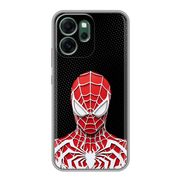 Силиконовый чехол на OPPO Reno14 FS 5G с принтом человек паук spiderman