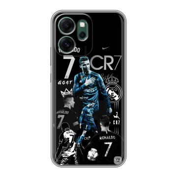 Силиконовый чехол на OPPO Reno14 FS 5G с принтом Реал Роналдо Силиконовый чехол на OPPO Reno14 FS 5G с принтом Реал Роналдо