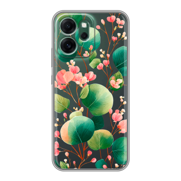 Силиконовый чехол на OPPO Reno14 FS 5G с принтом женский