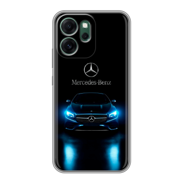 Силиконовый чехол на OPPO Reno14 FS 5G с принтом Mercedes Мерседес Силиконовый чехол на OPPO Reno14 FS 5G с принтом Mercedes Мерседес