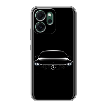 Силиконовый чехол на OPPO Reno14 FS 5G с принтом Mercedes Мерседес Силиконовый чехол на OPPO Reno14 FS 5G с принтом Mercedes Мерседес