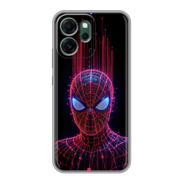 Силиконовый чехол на OPPO Reno14 FS 5G с принтом Spiderman Человек паук Силиконовый чехол на OPPO Reno14 FS 5G с принтом Spiderman Человек паук