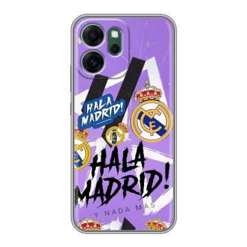 Силиконовый чехол на OPPO Reno14 FS 5G с принтом Real Madrid Реал Мадрид Силиконовый чехол на OPPO Reno14 FS 5G с принтом Real Madrid Реал Мадрид