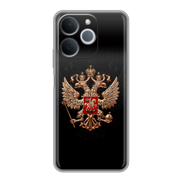 Силиконовый чехол на Realme Note 70 с принтом Герб России Силиконовый чехол на Realme Note 70 с принтом Герб России