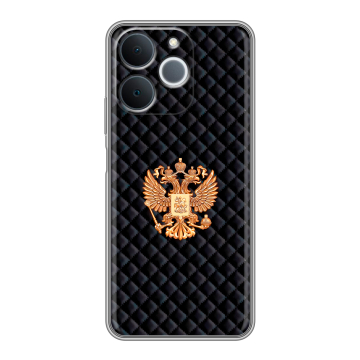 Силиконовый чехол на Realme Note 70 с принтом Герб России принт