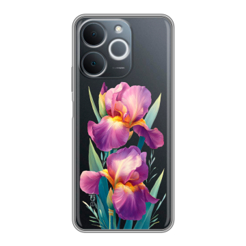 Силиконовый чехол на Realme Note 70 с принтом Цветы орхидеи Силиконовый чехол на Realme Note 70 с принтом Цветы орхидеи