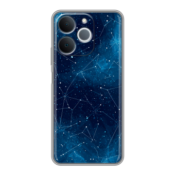 Силиконовый чехол на Realme Note 70 с принтом Космос звезды Силиконовый чехол на Realme Note 70 с принтом Космос звезды