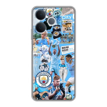 Силиконовый чехол на Realme Note 70 с принтом Man City Манчестер Сити Силиконовый чехол на Realme Note 70 с принтом Man City Манчестер Сити