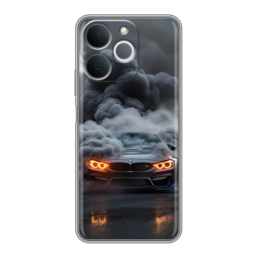 Силиконовый чехол на Realme Note 70 с принтом BMW БМВ Силиконовый чехол на Realme Note 70 с принтом BMW БМВ