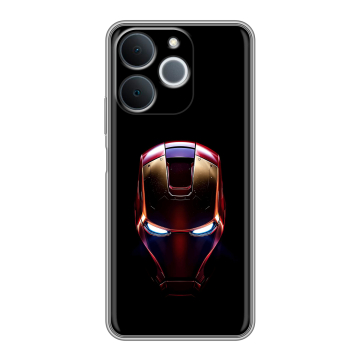 Силиконовый чехол на Realme Note 70 с принтом IronMan Железный человек