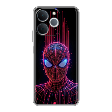 Силиконовый чехол на Realme Note 70 с принтом Spiderman Человек паук Силиконовый чехол на Realme Note 70 с принтом Spiderman Человек паук