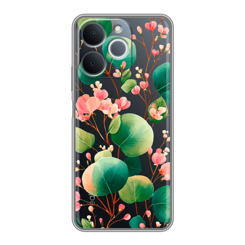 Силиконовый чехол на Realme Note 70 с принтом женский Силиконовый чехол на Realme Note 70 с принтом женский