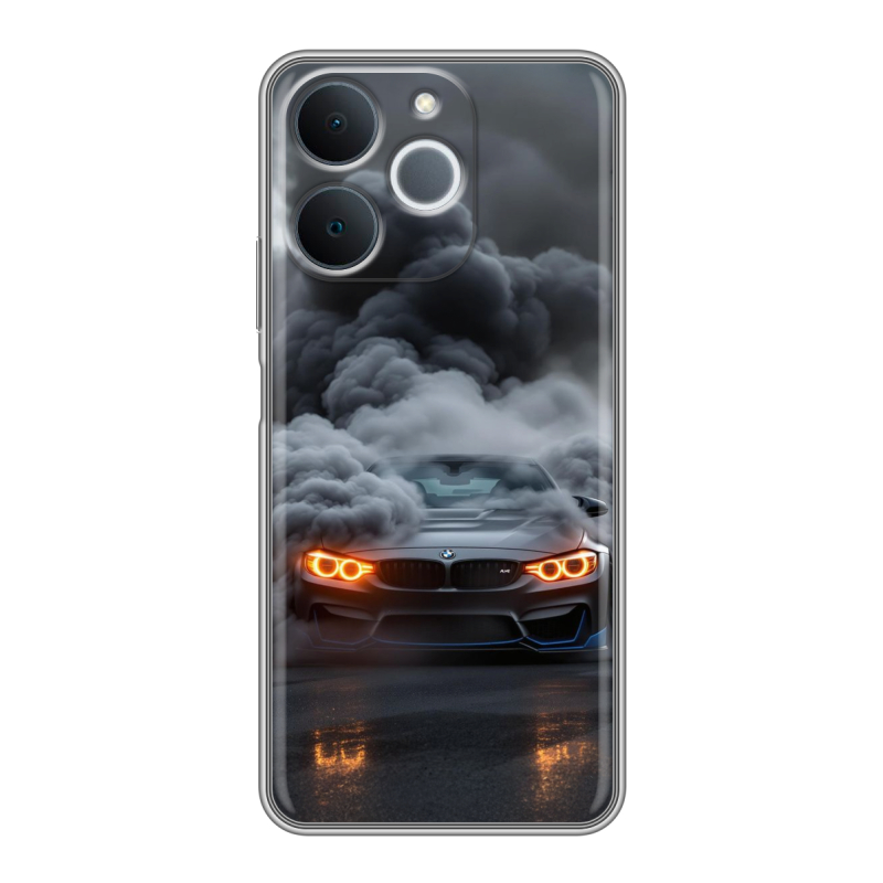 Силиконовый чехол на Realme Note 70 с принтом BMW БМВ Силиконовый чехол на Realme Note 70 с принтом BMW БМВ