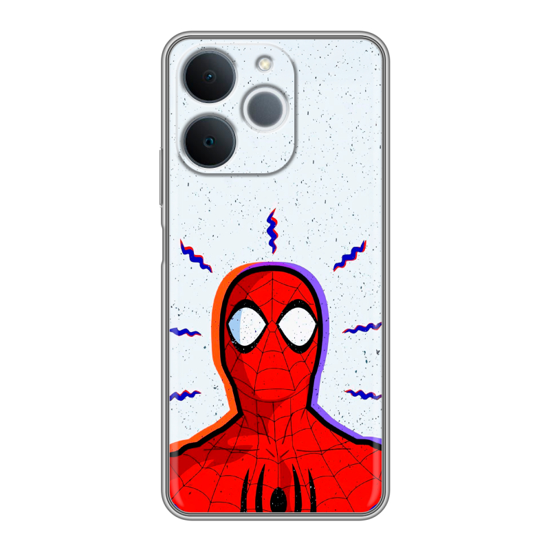 Силиконовый чехол на Realme Note 70 с принтом Spiderman Человек паук Силиконовый чехол на Realme Note 70 с принтом Spiderman Человек паук