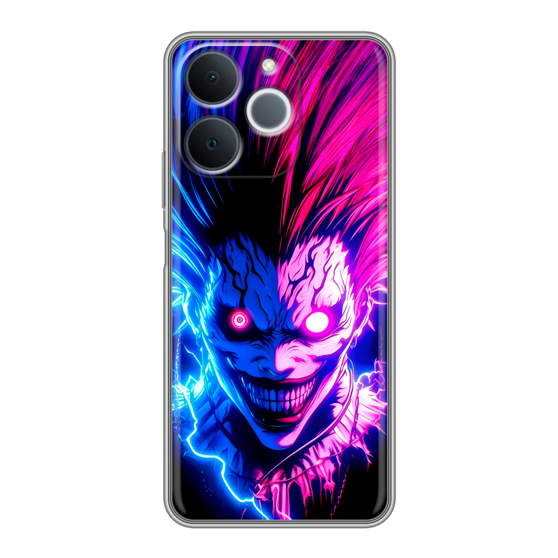 Силиконовый чехол на Realme Note 70 с принтом Death note Тетрадь смерти Силиконовый чехол на Realme Note 70 с принтом Death note Тетрадь смерти