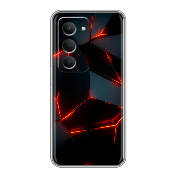 Силиконовый чехол на Redmi 15 с принтом Яркие абстракции Силиконовый чехол на Redmi 15 с принтом Яркие абстракции