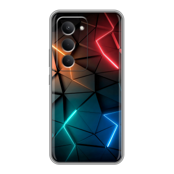 Силиконовый чехол на Redmi 15 с принтом Абстракция неон Силиконовый чехол на Redmi 15 с принтом Абстракция неон