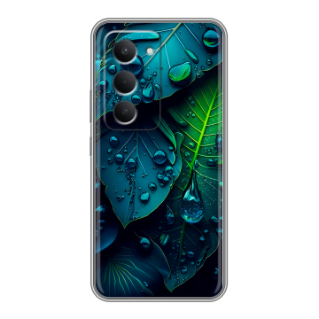 Силиконовый чехол на Redmi 15 с принтом Листья Силиконовый чехол на Redmi 15 с принтом Листья