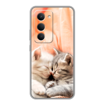 Силиконовый чехол на Redmi 15 с принтом Котята