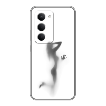 Силиконовый чехол на Redmi 15 с принтом Силуэт