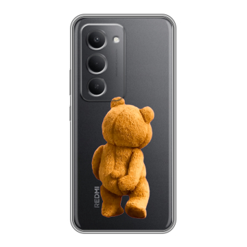 Силиконовый чехол на Redmi 15 с принтом Медведь Силиконовый чехол на Redmi 15 с принтом Медведь