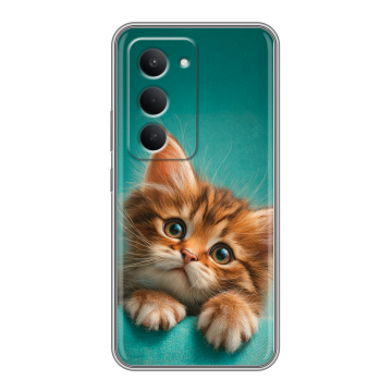 Силиконовый чехол на Redmi 15 с принтом котенок Силиконовый чехол на Redmi 15 с принтом котенок