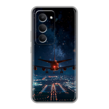 Силиконовый чехол на Redmi 15 с принтом самолет Силиконовый чехол на Redmi 15 с принтом самолет