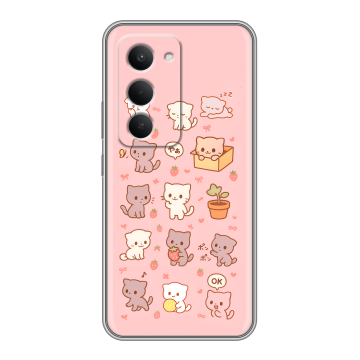 Силиконовый чехол на Redmi 15 с принтом Hello Kitty Хелоу Кити