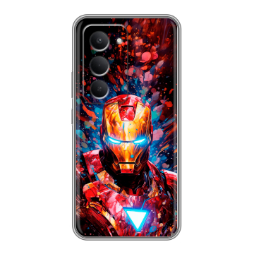 Силиконовый чехол на Redmi 15 с принтом Железный человек Ironman