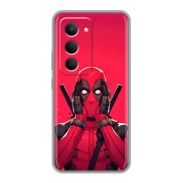 Силиконовый чехол на Redmi 15 с принтом Дедпул Deadpool