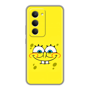 Силиконовый чехол на Redmi 15 с принтом спанчбоб спанч боб