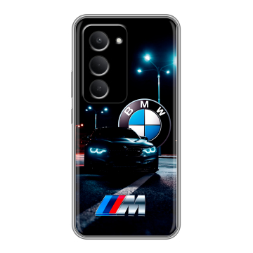 Силиконовый чехол на Redmi 15 с принтом БМВ BMW Силиконовый чехол на Redmi 15 с принтом БМВ BMW