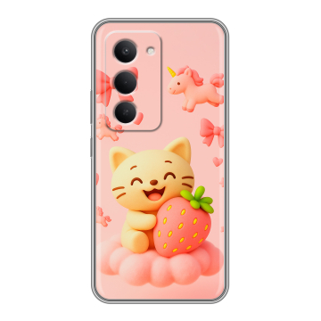 Силиконовый чехол на Redmi 15 с принтом для девочек Силиконовый чехол на Redmi 15 с принтом для девочек