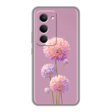 Силиконовый чехол на Redmi 15 с принтом Цветы