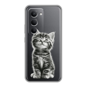 Силиконовый чехол на Redmi 15 с принтом Котенок