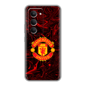 Силиконовый чехол на Redmi 15 с принтом Manchester United
