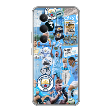 Силиконовый чехол на Redmi 15 с принтом Man City Манчестер Сити