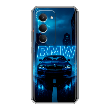Силиконовый чехол на Redmi 15 с принтом BMW БМВ