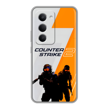 Силиконовый чехол на Redmi 15 с принтом Counter Strike