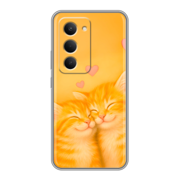 Силиконовый чехол на Redmi 15 с принтом Милые котята Силиконовый чехол на Redmi 15 с принтом Милые котята
