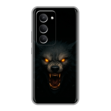 Силиконовый чехол на Redmi 15 с принтом Волк